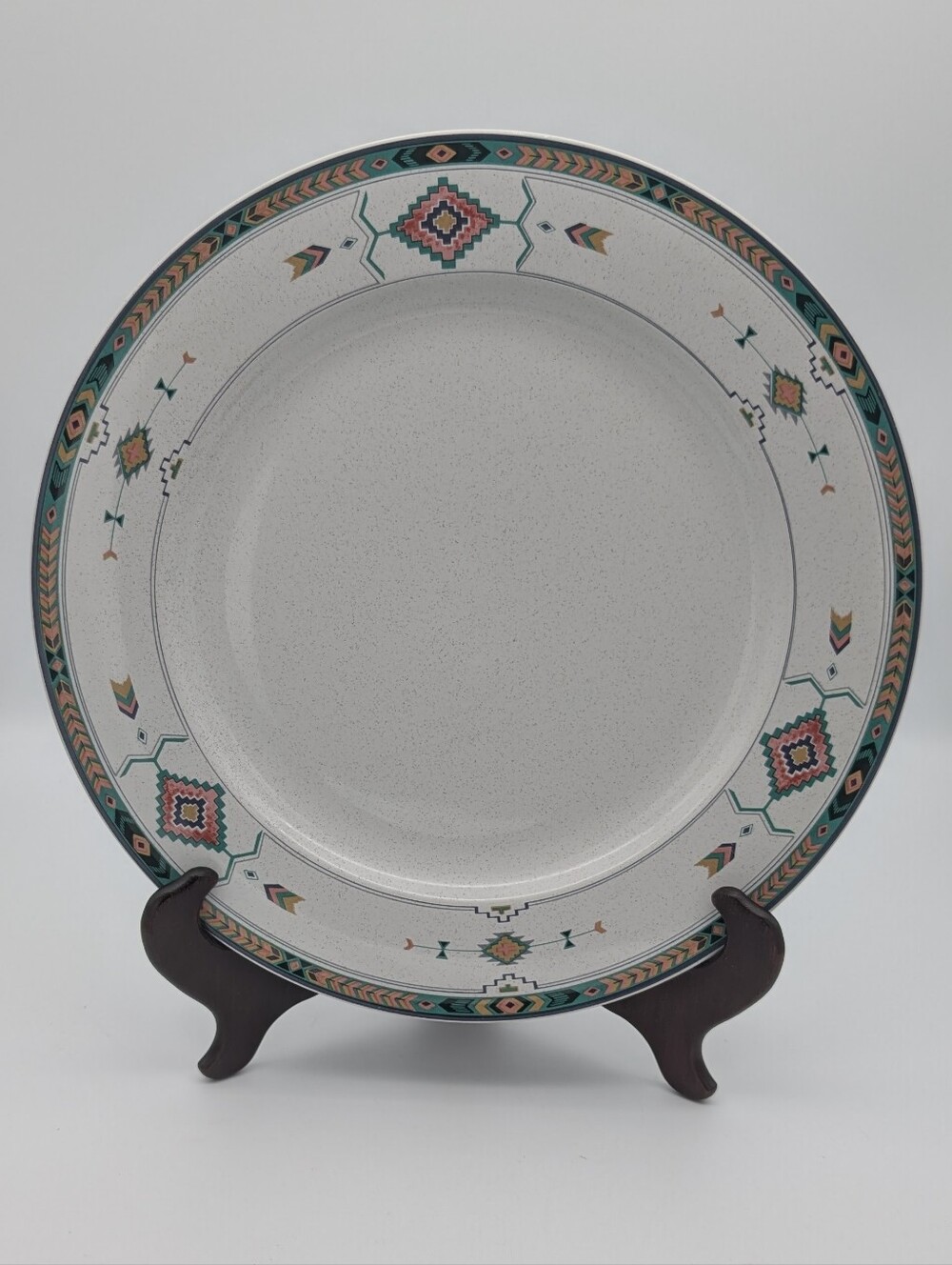 Vintage Studio Nova Adirondack Aztec Border 12" Serving Plate